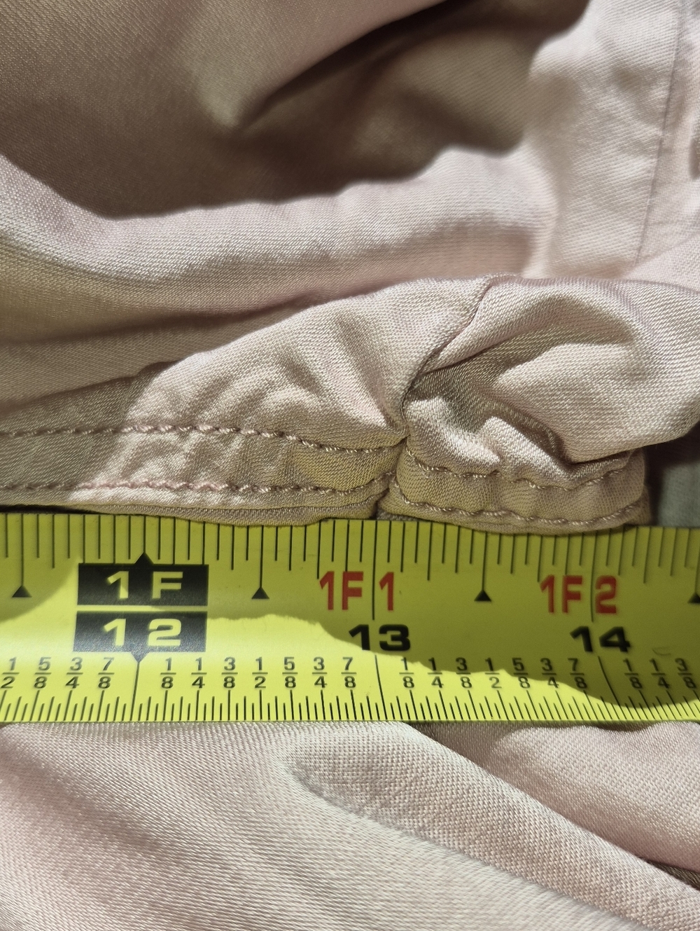 Anthropologie Pilcro Satin Parachute Pants,  Size 32, Pink, Like New - Picture 10 of 15